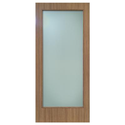 China Spring Hill Modern Suites Hotel Slide Bathroom Doors With Obscure Glass Insert for sale