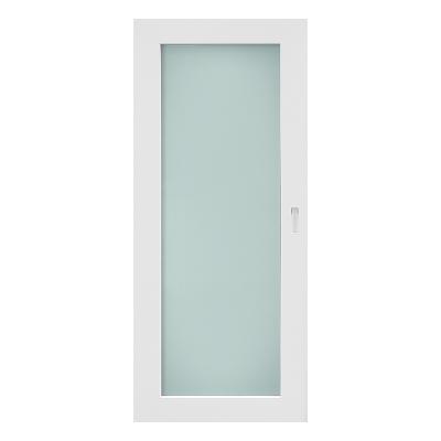 China USA Hilton Hotel White Primed Interior Sliding Barn Doors For Hotel Bathroom for sale