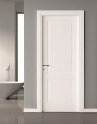 China Modern White Paint Shaker Wooden Door For Interior for sale