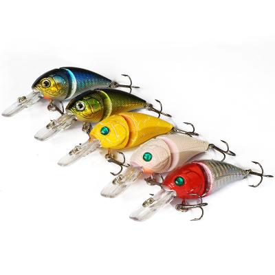 China Vivid Fish Action Concerted Floating Multi Crankbait Hook Fishing Triple Hard Lures for sale