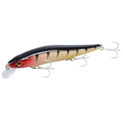 China ABS Plastic Minnow Fishing Lures Crankbaits 110mm/14.5g Hard Bait Top Boat Water Lures For Trout Bass Perch Fishing for sale