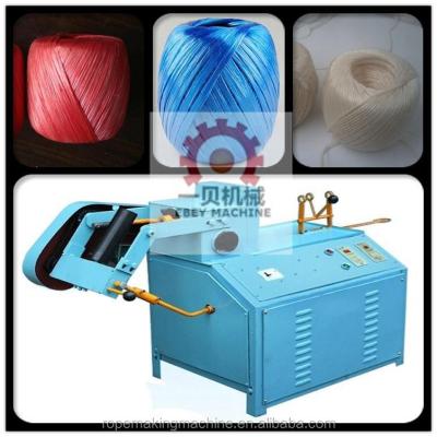 China Winding gossip automatic plastic split jute film extraction cable sial ball making machine for sale