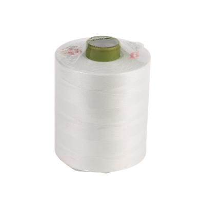 China Polyester Waterproof High Strength White Bag Closing Sewing Thread for sale