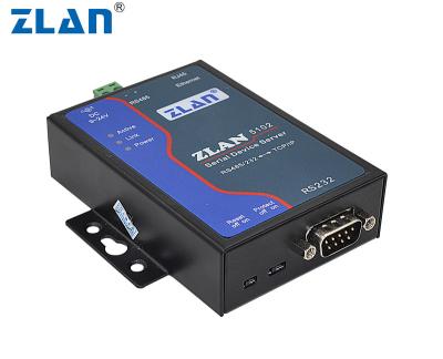 China Serial To Ethernet ZLAN5102 RS485 RS232 To Ethernet LAN Converter Industrial High Stable Performance Serial Device Server for sale