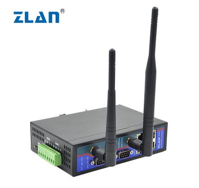 China ZLAN8304N2-3 2 Ports 4 3G 4G Industrial Ethernet Port To Wifi RS232 485 422 Mutual Serial Conversion Router Modem P2P N2N Device Server for sale