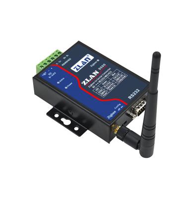 China IoT Application ZLAN9500 ​​Zigbee 2km to RS485 RS232 RS422 Industrial Wireless Converter Serial Port Server for sale