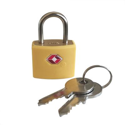 China Cabinets Tsa Approved Handbag Padlock With Password Key Lock Cabinets, Suitcases And Bag OEM 39*25*14mm Abs+brass TSA-3850 1pc/bag 20PCS for sale