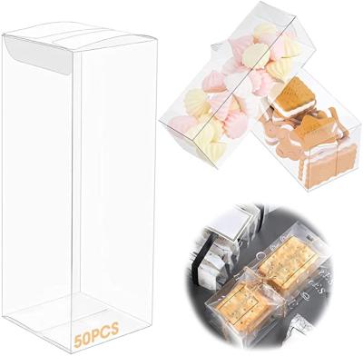 China Disposable Cakesicle Box Set 6 x 2 x 2 Inches Clear PET Ice Cream Boxes Plastic Candy Treat Box For DIY Baking Wedding Baby Birthday for sale