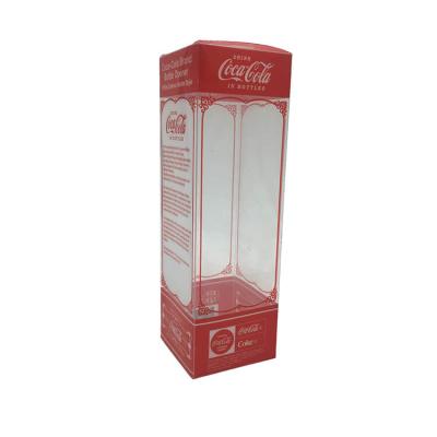 China Recyclable Transparent PVC Pet Gift Printing Clear Folding Collapsible Plastic Candy Packaging Box for sale