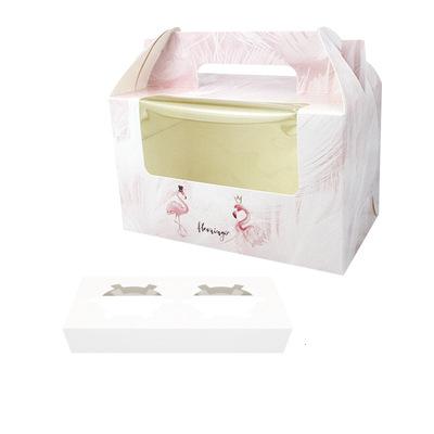 China Recycled Materials Wholesale Custom White Cake Box Wedding Favor Wedding Favor Cupcake Box Merry Christmas Birthday Bakery Bulk Wrapping Paper for sale