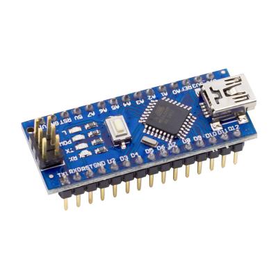 China Plastic Nano 3.0 ATmega328P Controller Board CH340 USB Driver With Cable for sale