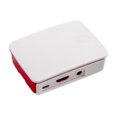 China Red+White Raspberry Pi 3 B/B+Official Case ABS Plastic Enclosure Box Shell for sale