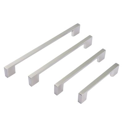 China Craftsman Zinc Alloy Furniture Hardware Pulls Contemporary Furniture Long Square Cabinet Handle Pull for sale