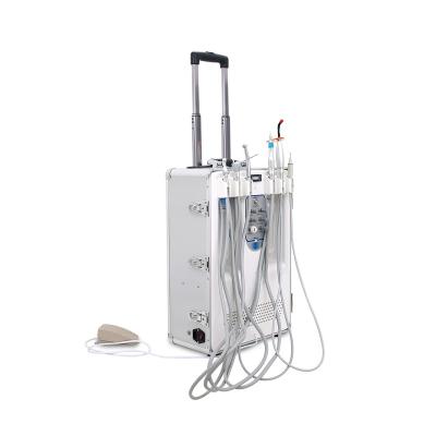 China Steel Portable Mobile Dental Unit With Suction System for sale