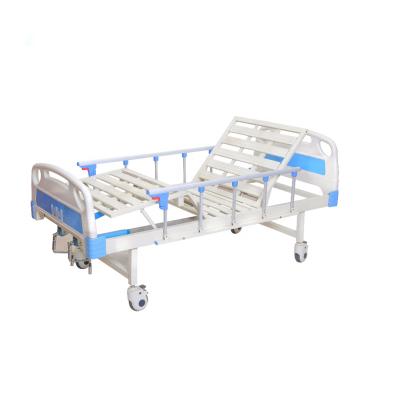 China Hospital Clinic Furniture Metal Bed Custom Medical ABS 2 Crank 2 Function Icu Nursing Hospital Beds for sale