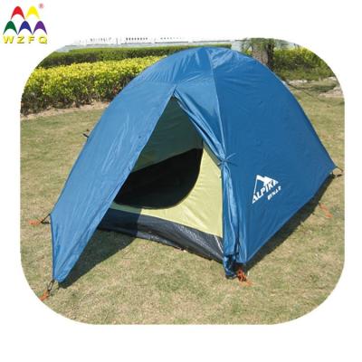 China Extended Type Two Men Double Layer Portable Single Outdoor Tent for sale