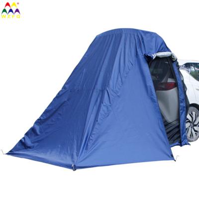 China Popular hot sale portable waterproof folding diagonal tie type easy to build suv car outdoor camping tent for sale