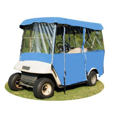 China Universal Sports Classic Accessories Windshield Golf Cart Rain Cover With Zipper Golf Cart Cover for sale