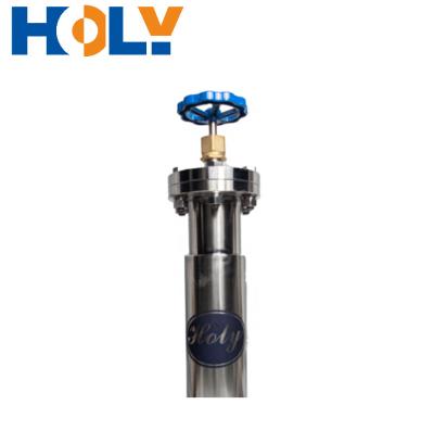 China Industrial DN100-150 vacuum insulated shut off valve which controls liquid argon in the vacuum hose for sale