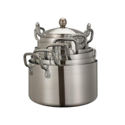 China Sustainable Wholesale Factory Price 7pcs Heat Preservation Soup Pot With Lid for sale