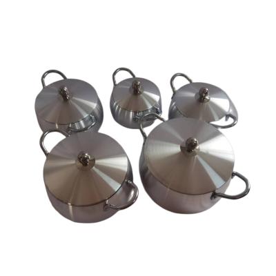 China Sustainable Cookware Sets Cooking Pot Pan Non Stick Pressed Aluminum Casserole Sauce Pan Non Stick Pot and Pan Set for sale