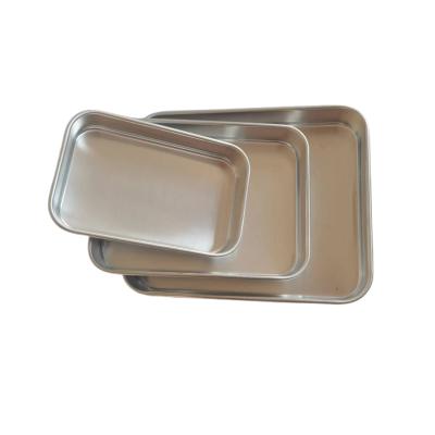 China General Use For Gas And Induction Cooker Food Grade Aluminum Normal Baking Pan Set / Non Stick Baking Tray Baking Pan for sale