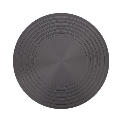 China Sustainable Round Heat Conductive Pot Heat Conductive Anti - Black Aluminum Bottom Plate Energy Saving for sale