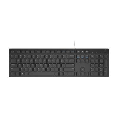 China Dell Wired Keyboard plug and play - black KB216 ergonomic for sale