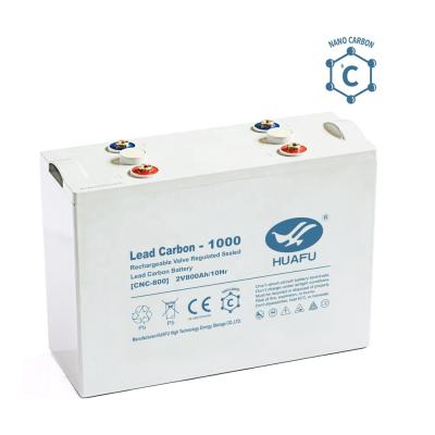 China Home Appliances 5 Years Warranty Lead Acid Battery 2V 1000Ah Carbon Lead Acid Battery With Long Cycle Life for sale