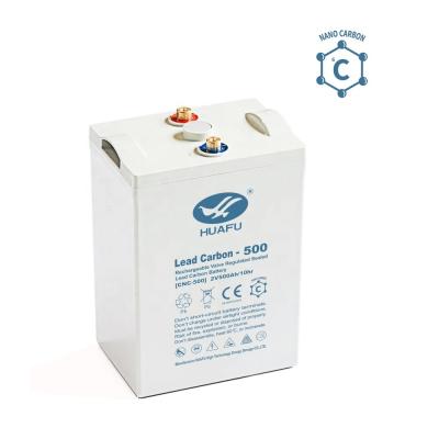 China Home Appliances 5 Years Warranty Lead Acid Battery 2V 500Ah Carbon Lead Acid Battery With Long Cycle Life for sale