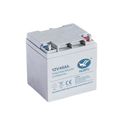 China Storage Systems AGM Battery UPS Solar Powered Battery 12V 40AH Sealed Lead Acid Battery for sale