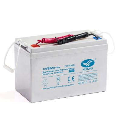 China Home Appliances IP67 Water Proof 12V 90AH Deep Cycle Gel Lead Acid Battery With Underground Installation Box for sale