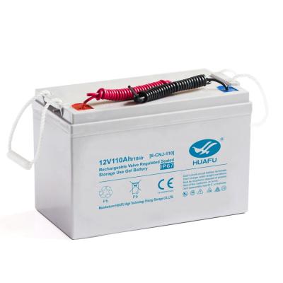 China Home Appliances IP67 Water Proof 12V 110AH Deep Cycle Gel Lead Acid Battery With Underground Installation Box for sale