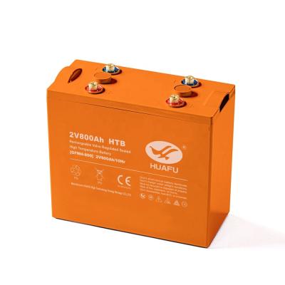 China Home Appliances High Temperature Resistant Battery 2V 800AH High Efficiency VRLA Lead Acid Battery for sale