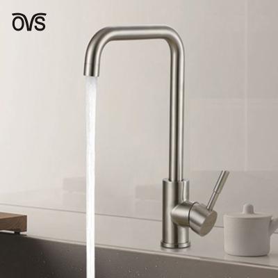 China Thermostatic Faucets Deck Mounted Stainless Steel Kitchen Faucet for sale