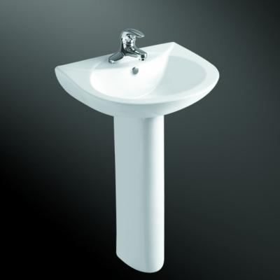 China Modern made in porcelain floor washbasin for sale