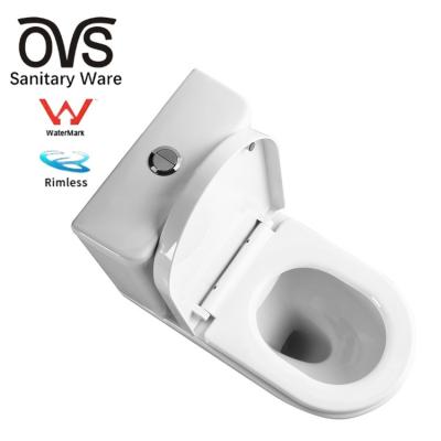 China Double-Flow OVS Watermark Australia Wc 2 Piece Toiletries Sanitary Ware High Quality Ceramic Two Piece Toilet for sale