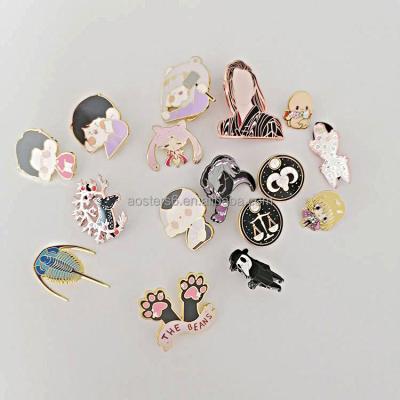 China Reasonable prices metal pin badge wholesale custom size Europe OEM color metal badges metal badge for sale