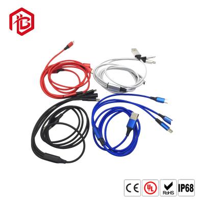 China Bett 1m 2m 3m LEIDENE Hoge Laderskabel - kwaliteit Android USB 2,0 snel het Laden de Nylon Micro- Kabel van USB Te koop