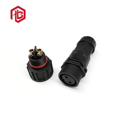 China Threaded Coupling Waterproof Wire Quick Connectors with Nylon PA66 Housing Material for sale