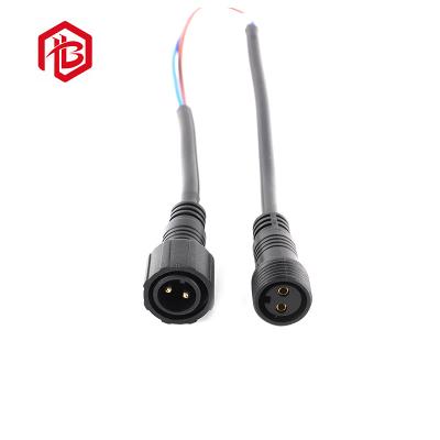 China M18 Male And Female Connector LED Waterproof Connector Circular Waterproof Wire Floor Heating Connector Wire for sale