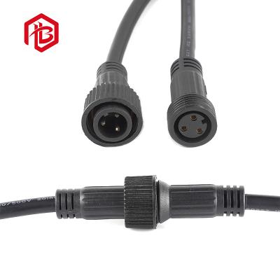 China Custom M23 PVC Waterproof Wire Power Generation Distributed Energy Supply Waterproof Male And Female Plugs for sale