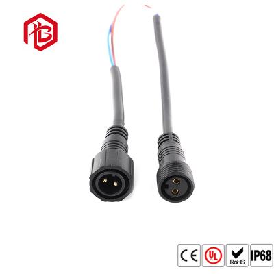 China Conector fêmea masculino 2 Pin Waterproof Connector do Pvc M18 IP67 à venda