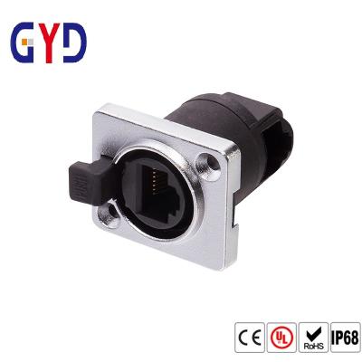 중국 PVC TPE IP69 Rj45 암 커넥터 방수 이더넷 잭 판매용