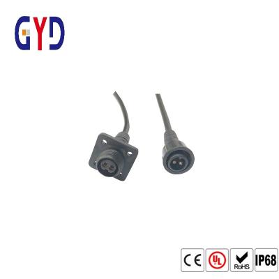 Cina Flangia il tipo 3 femmina maschio di Pin Waterproof Panel Mount Connector in vendita