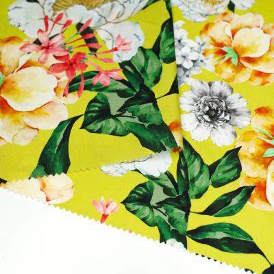 China Low moq workable digital printing cotton fabric for dress for sale