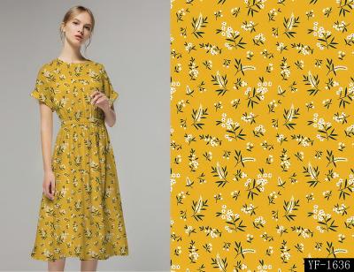 China Wholesale Custom Stretch Plain Challis Woven Tropical Floral Digital Printed 100 Rayon Fabric For Dresses for sale