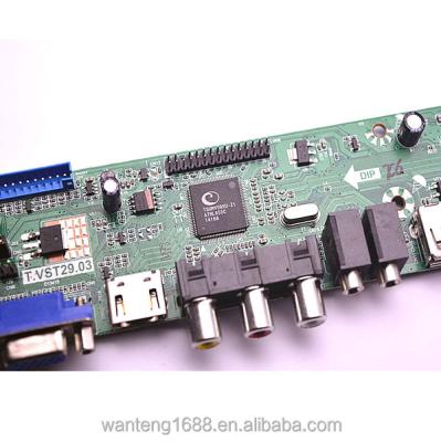 China VGA TV Support Weier LED TV Mainboard Supplier AV China LED TV Spare Parts Main Board Manufacturer for sale