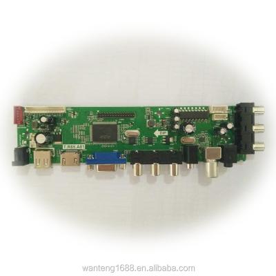 China Weier T.R83.A81 VGA TV Support Small TV Mainboard AV PCB For LCD TV for sale