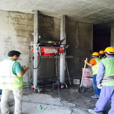 China Simple Plastering Machine Video Wall Rendering Machine Automatic Wall Cement Rendering Machine for sale